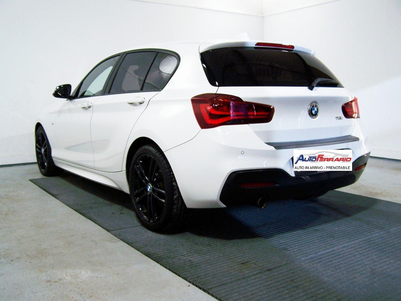 Bmw 118 M SPORT PACK SHADOW 18" SENS PARK DOPPI SEDILI RISCALDATI CRUISE CONTROL NAVY IN ARRIVO OPZIONABILE