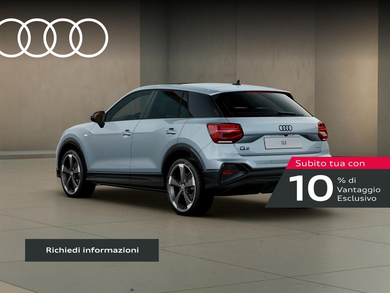 Audi Q2 40 2.0 tfsi identity black quattro s-tronic