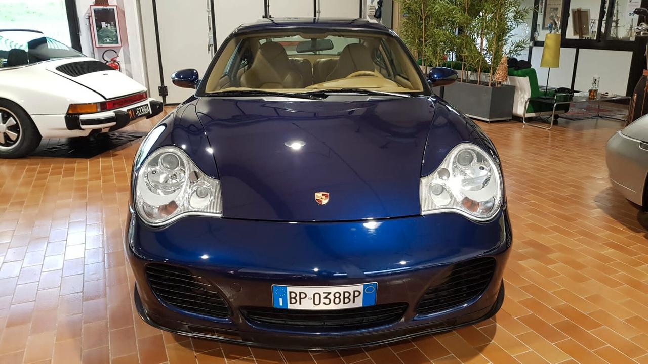 Porsche 911 996 Turbo Coupé book service Asi Blu Lapis