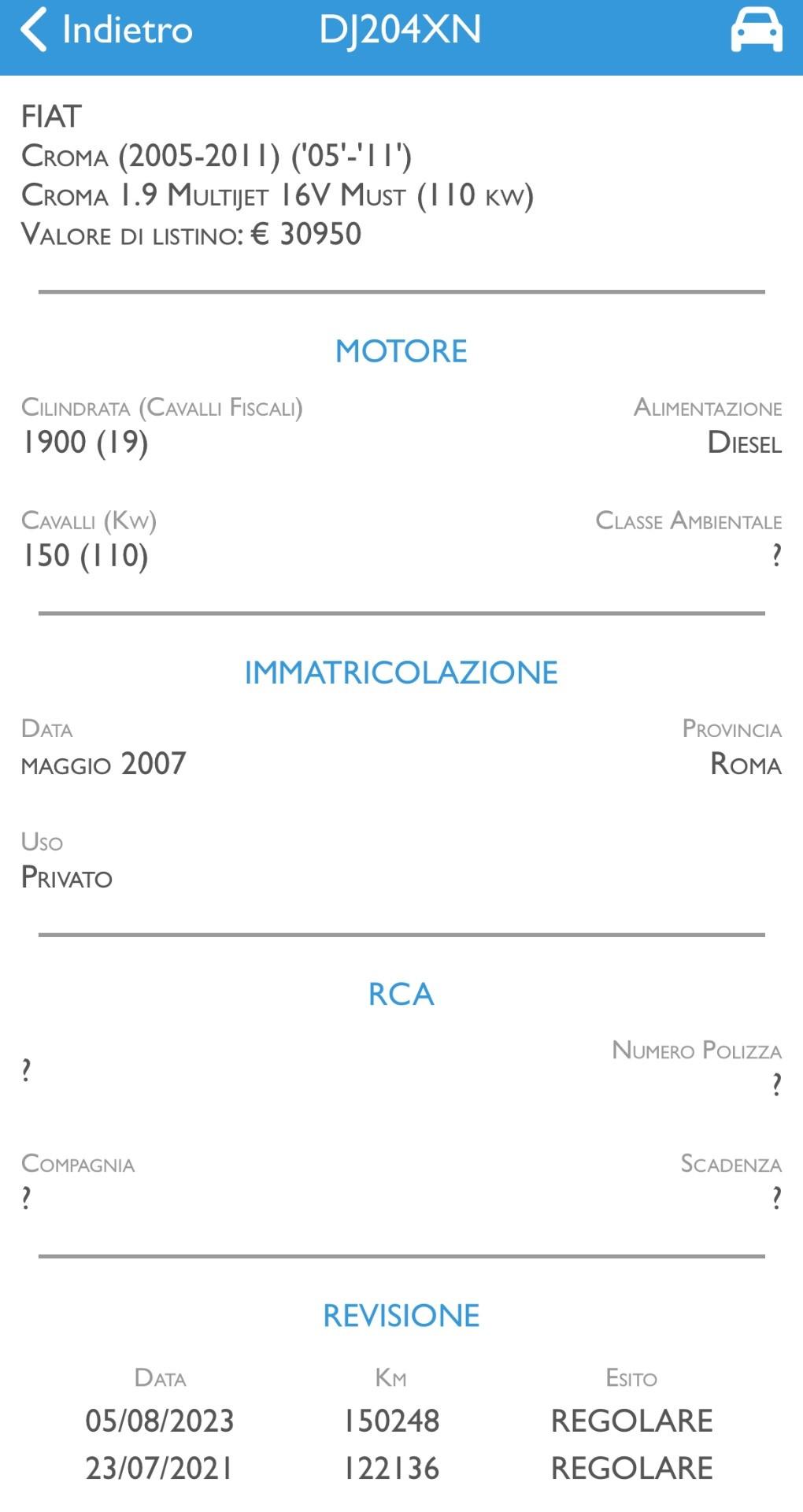 Fiat Croma 1.9 Mjt *PREZZO PROMO*