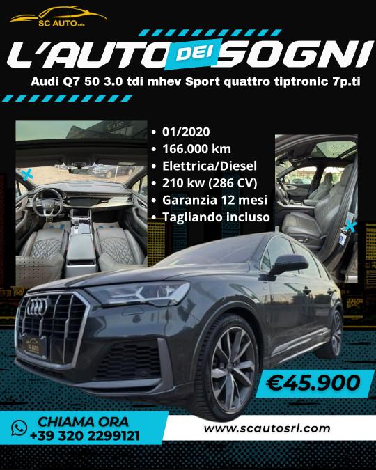 Audi Q7 50 3.0 tdi mhev Sport quattro tiptronic 7p.ti