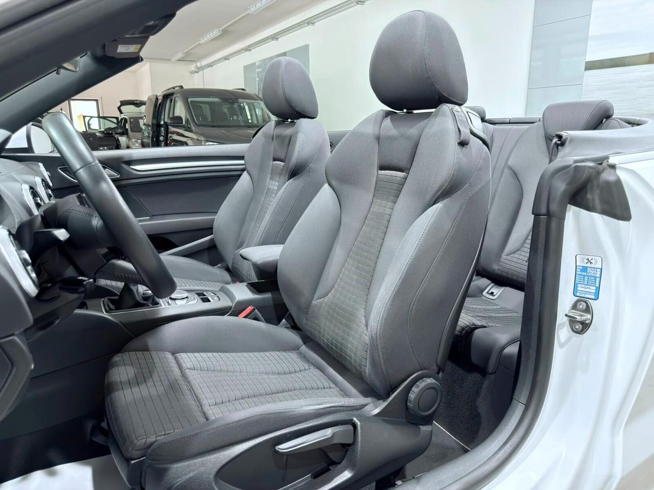 AUDI A3 CABRIO 1.6TDI 116CV SPORT 2018 LED/SENSORI