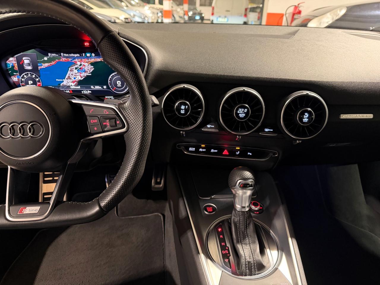 Audi TT 2.0 TFSI QUATTRO S-tronic S line TAGLIANDI CERTIFICATI