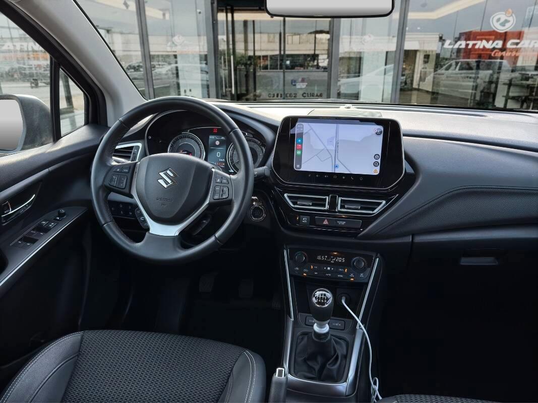 Suzuki S-Cross 1.4 Hybrid 129cv con Telecamera e CarPlay