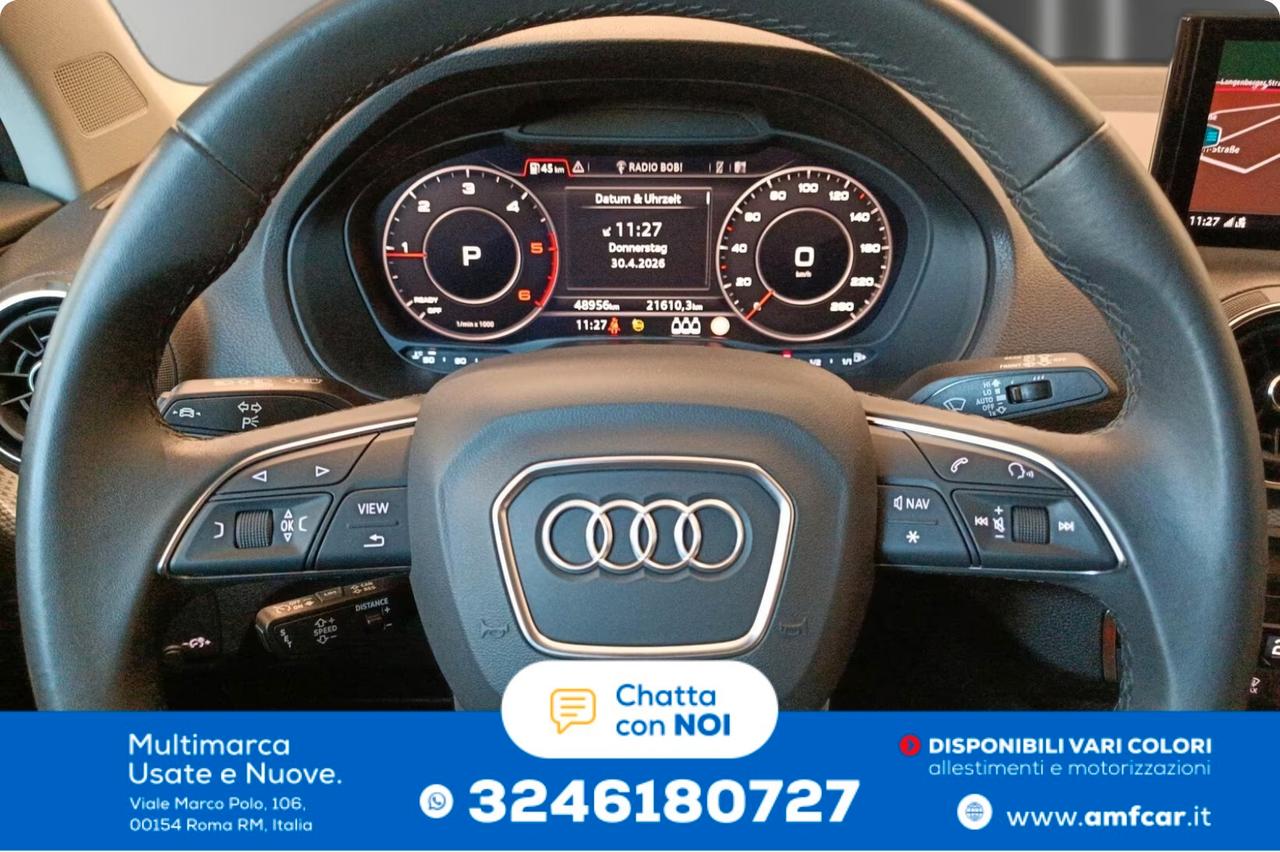 Audi Q2 30 TDI S-Line S tronic Cerchi 18 Fari Led