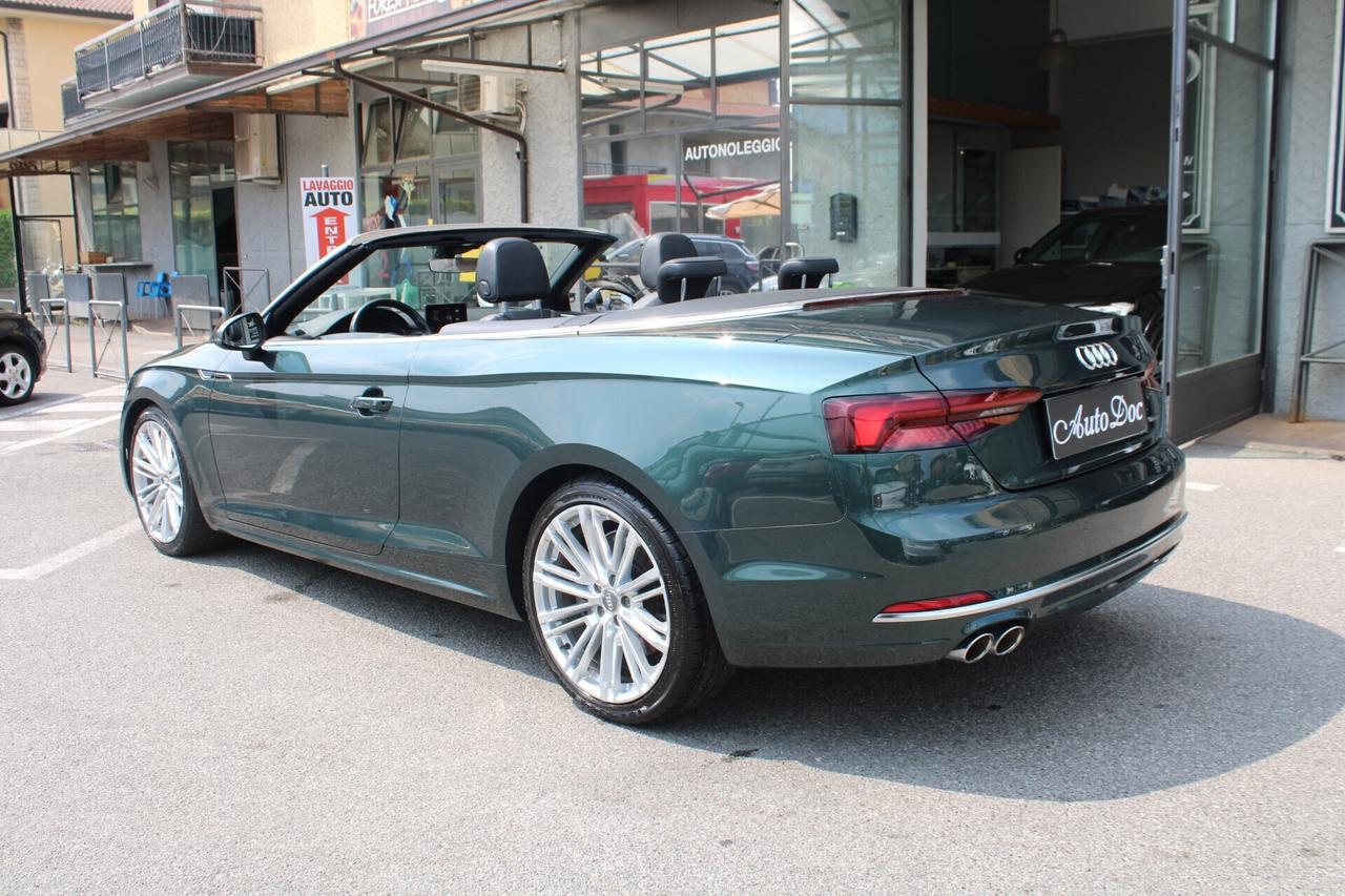 Audi A5 Cabrio 50 TDI tiptronic quattro edition Sport 4x4 PADDLE AL VOLANTE INTERNI IN PELLE