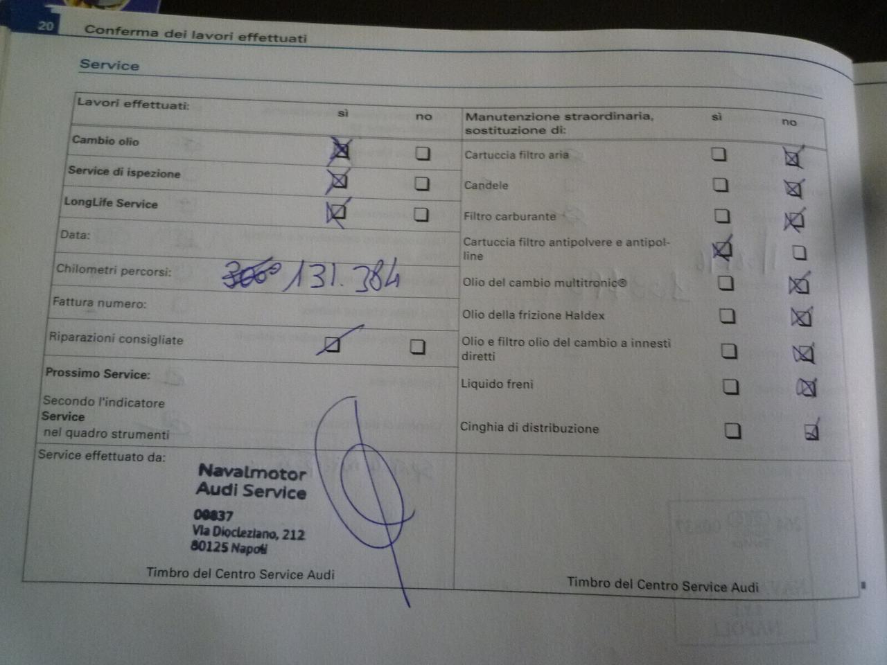 AUDI A3 SPBACK 2.0 16V TDI MAPPATA 04/2006