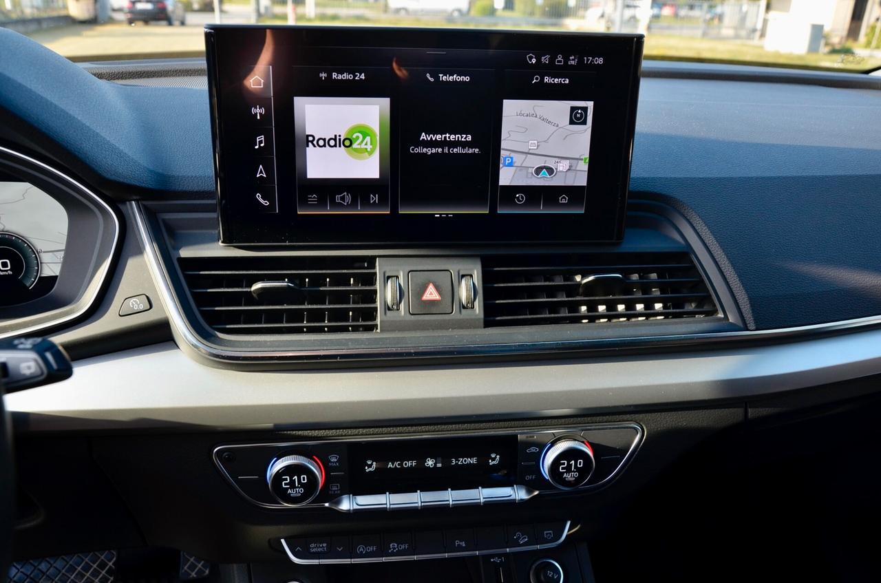 AUDI Q5 SPORTBACK 35 2.0 TDI MHEV 12V S-LINE 163cv S-TRONIC, EURO 6D, UNICOPROPRIETARIO, FULL LED, RETROCAMERA, PERMUTE