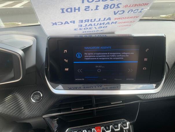 Peugeot 208 BlueHDi 100 Stop&Start 5 porte Allure Pack