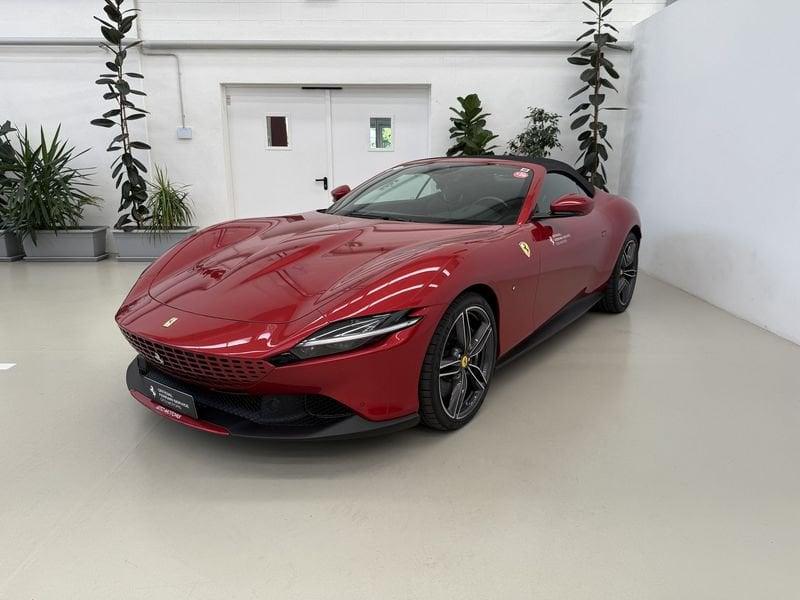 Ferrari Roma Spider - Rosso Imola - cuciture Rosso