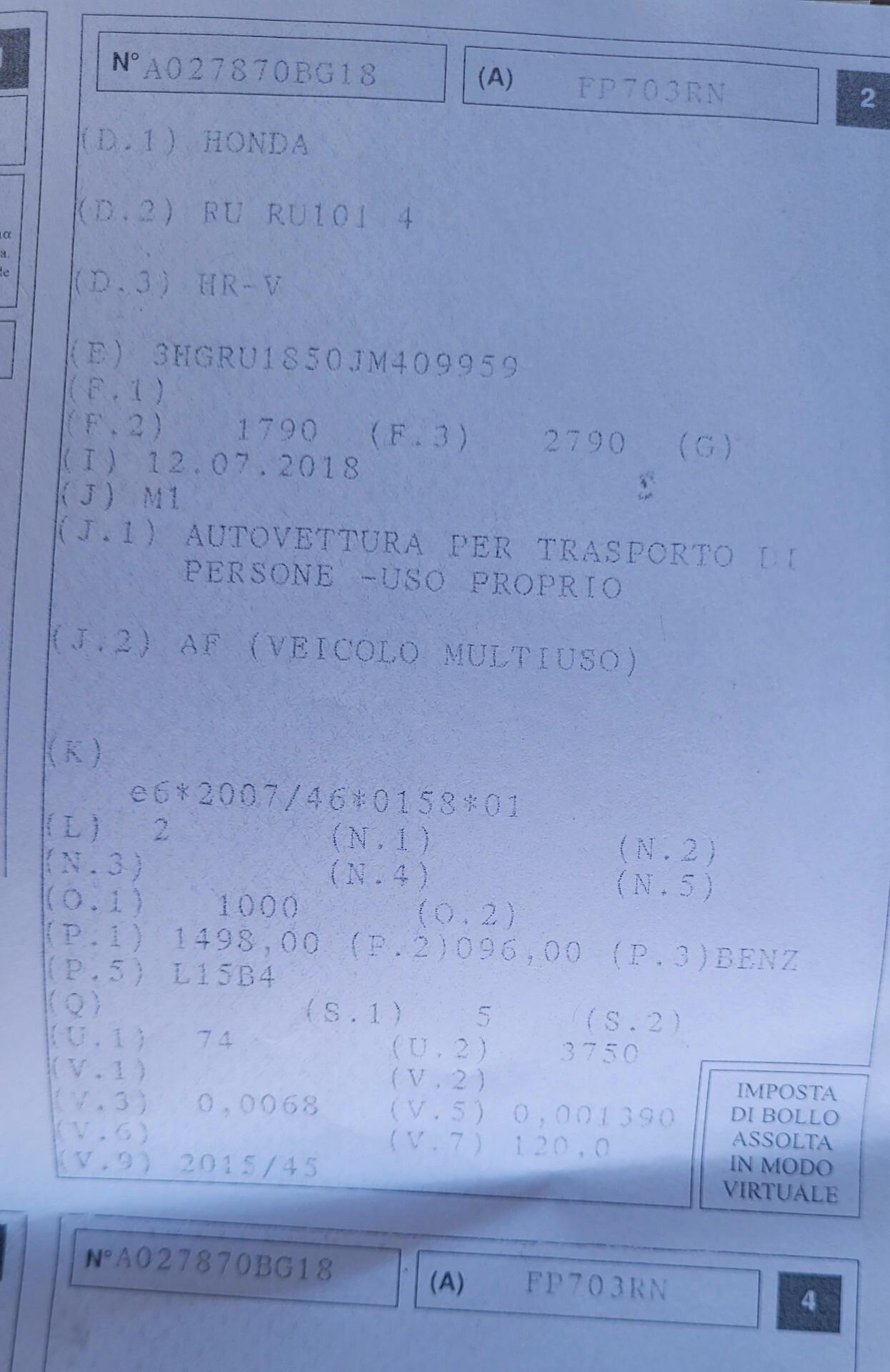 Honda HR-V 1.5 i-VTEC Elegance Navi ..CAMBIO AUTOMATICO..