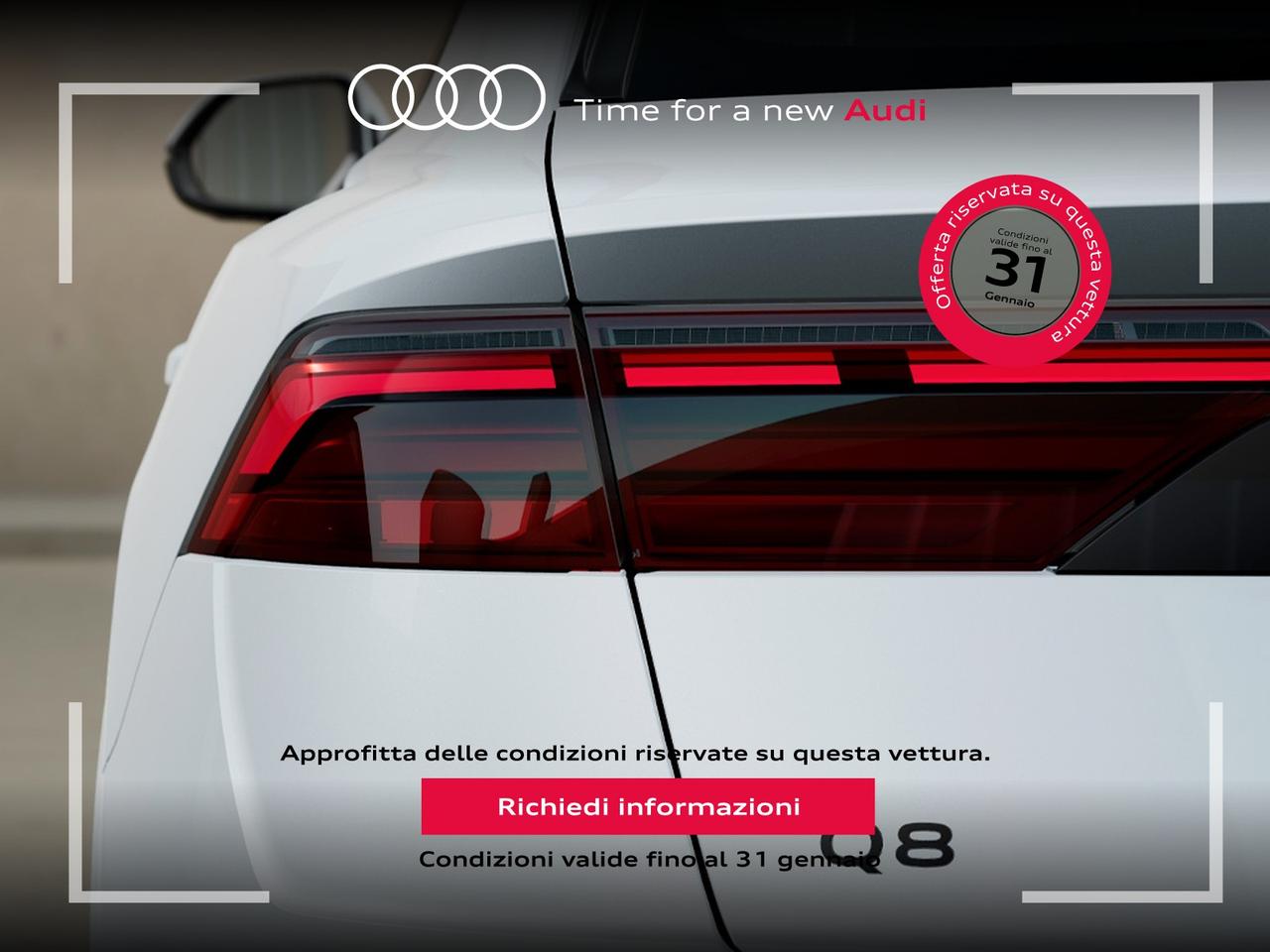 Audi Q8 3.0 tfsi e s line edition quattro 394cv tiptronic