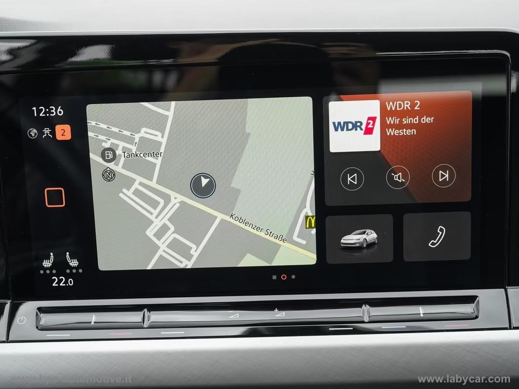 VOLKSWAGEN Golf 8 2.0TDI 116CV IQ-LIGHT FULL LED NAVI