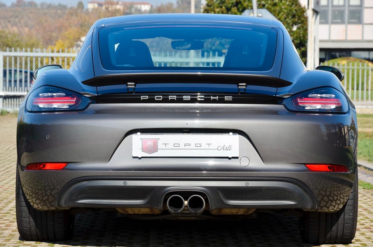 PORSCHE CAYMAN 718 2.0 300cv PDK, ECCELLENTI CONDIZIONI, SERVICE UFF PORSCHE, GRIGIO AGATA, EURO 6B, SCARICO, SOSPENSIONI ADATTIVE, 20", PERMUTE