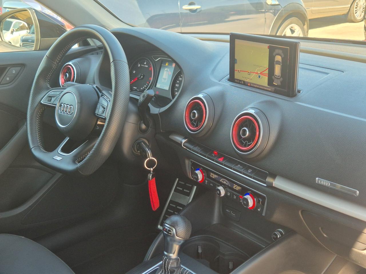 Audi A3 1.6 TDI 116 CV S tronic Sline 2017