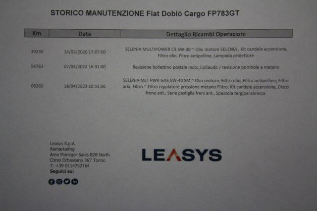 FIAT Doblo Cargo 1.4 T-Jet Natural Power SX + IVA