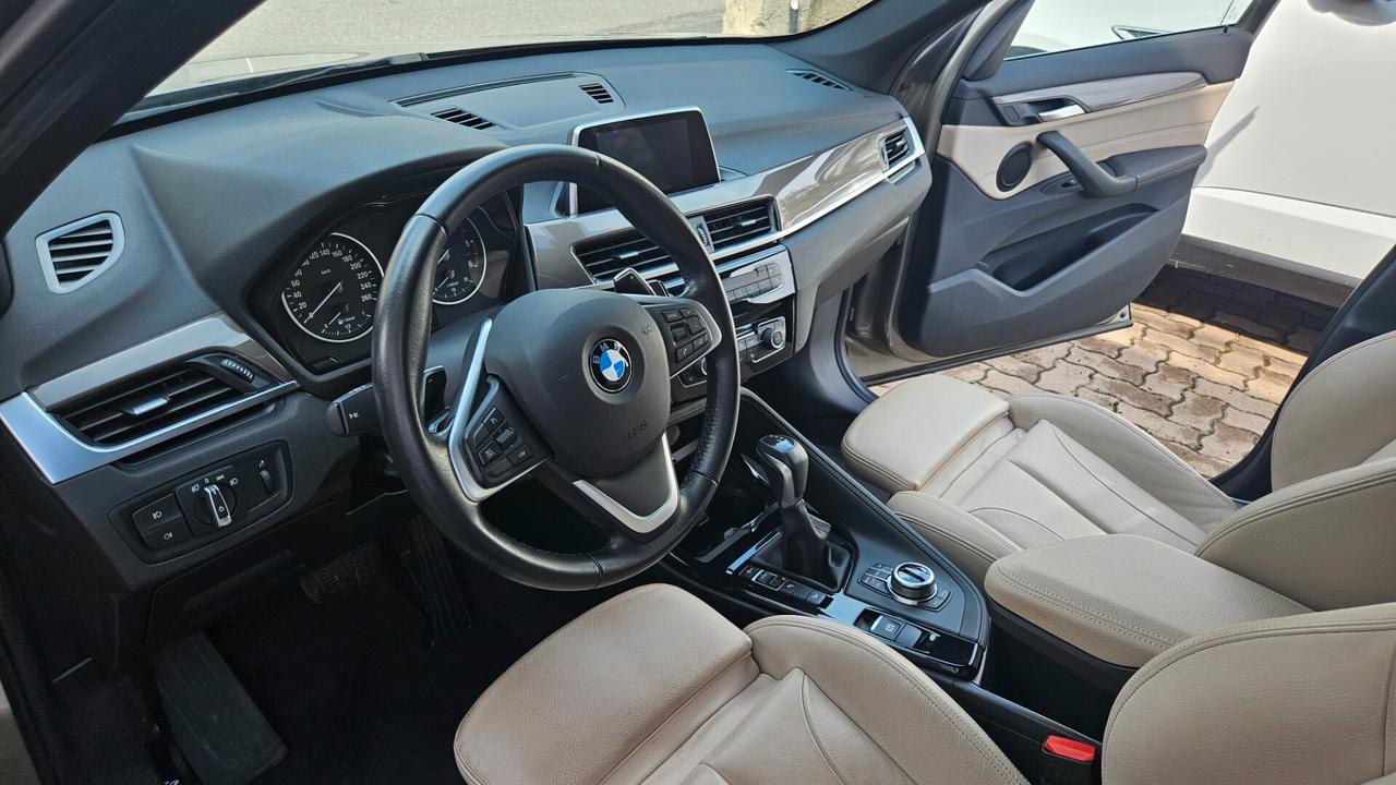 Bmw X1 xdrive18d xLine 150CV auto PELLE-CAMERA-SED.RISC.