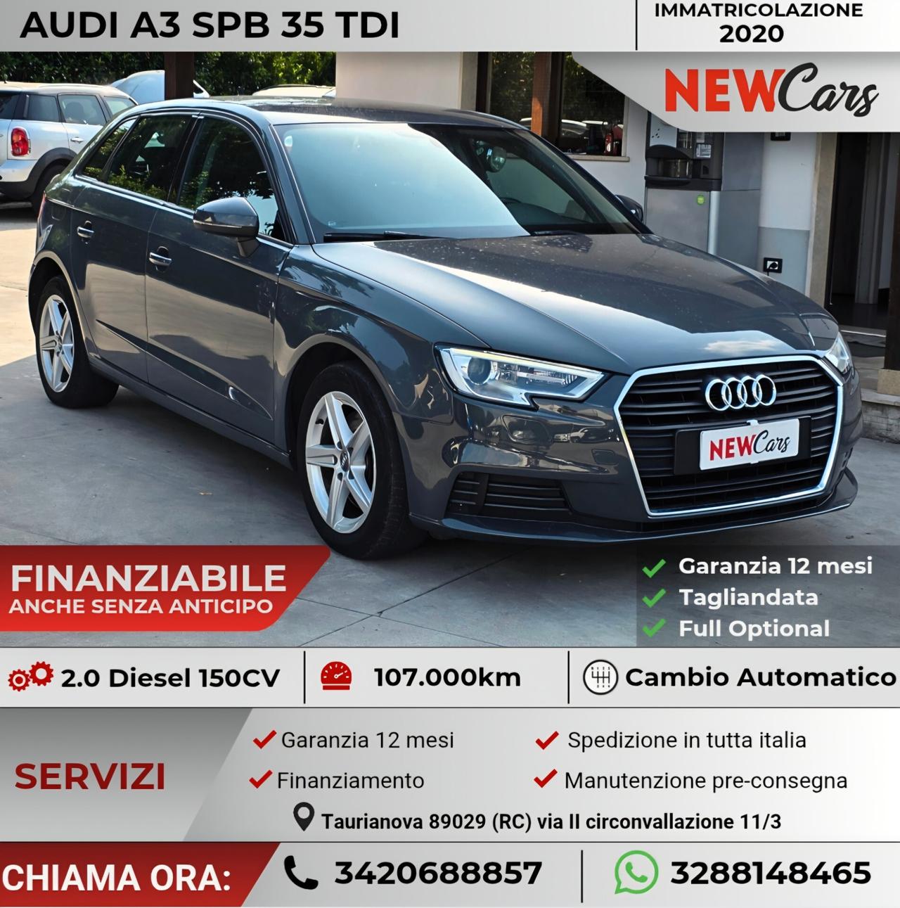 Audi A3 SPB 35 TDI S tronic Design