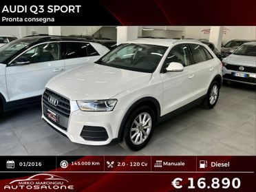Audi Q3 2.0 TDI 120 CV Sport FINANZIABILE