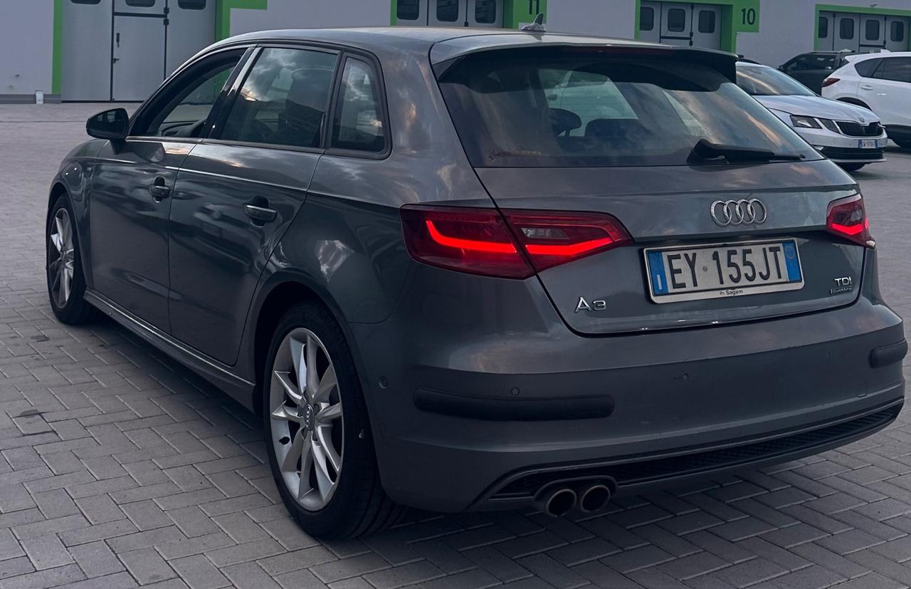 Audi A3 SPB S line 2.0 TDI 150 CV QUATTRO