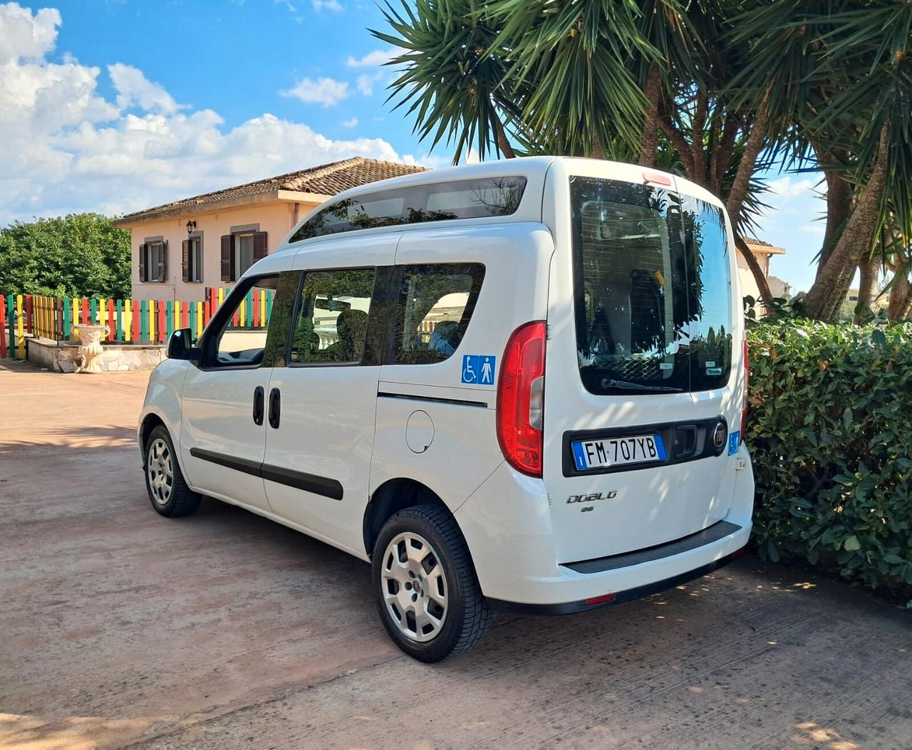 Fiat Doblo Doblò EURO6 TETTO ALTO TRASPORTO DISABILI PEDANA ELETTROIDRAULICA
