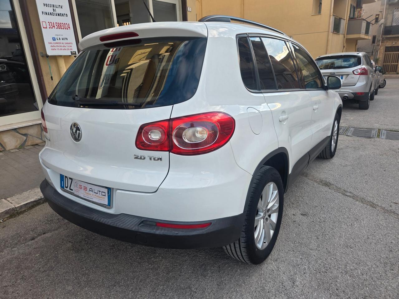 VW TIGUAN 2.0 TDI 140 CV 2 RUOTE MOTRICI ANNO 2010 KM CERT