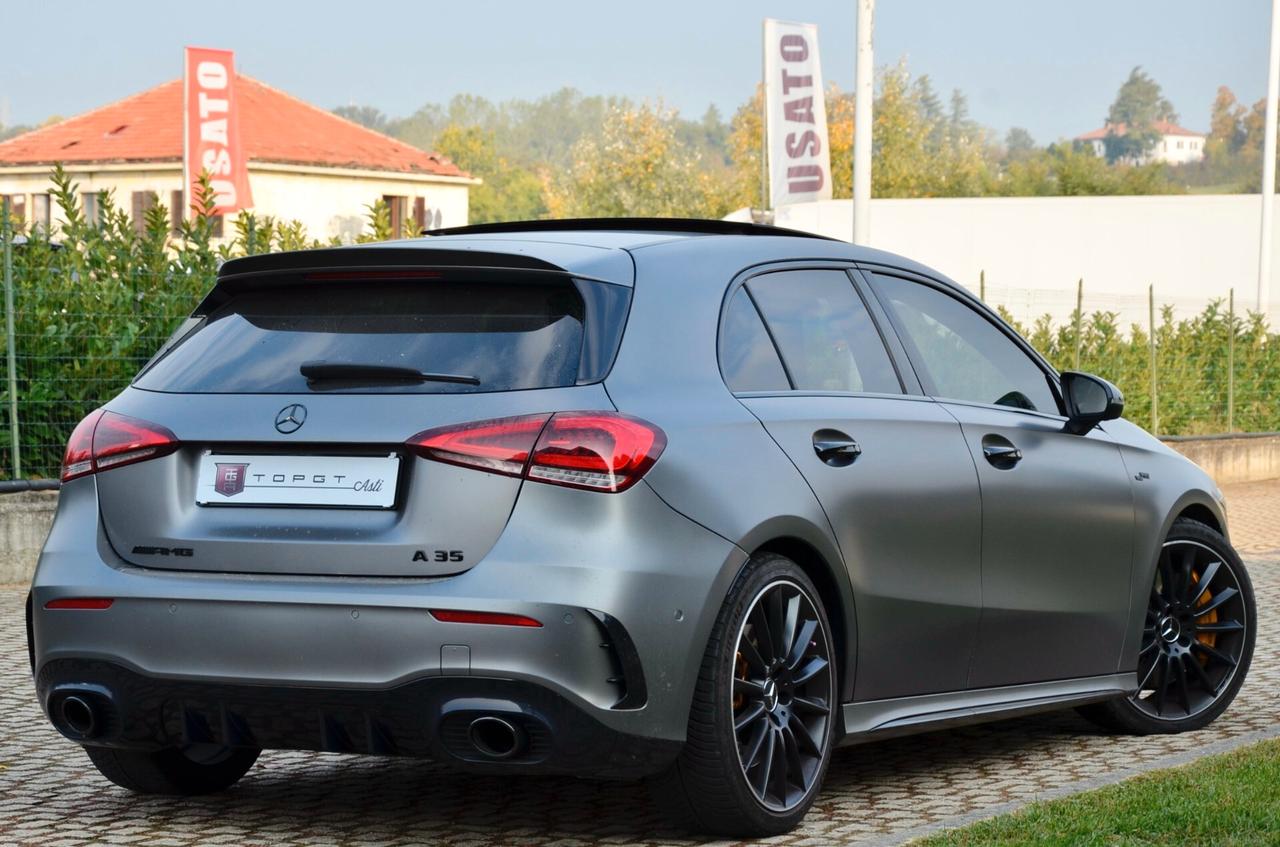 MERCEDES-BENZ A 35 AMG RACE EDITION 4MATIC 306cv AUTO, ECCELLENTI CONDIZIONI, UFF ITALIANA, EURO 6D, TETTO, NIGHT PACK, HI-FI BURMESTER, SCARICO, SOSPENSIONI ADATTIVE, MULTIBEAM, 19", PERMUTE