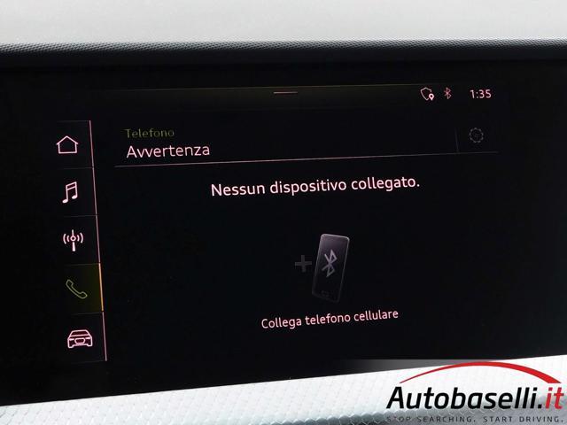 AUDI A1 SPORTBACK 30TFSI 1.0 116CV ADMIRED VIRTUAL COCKPIT