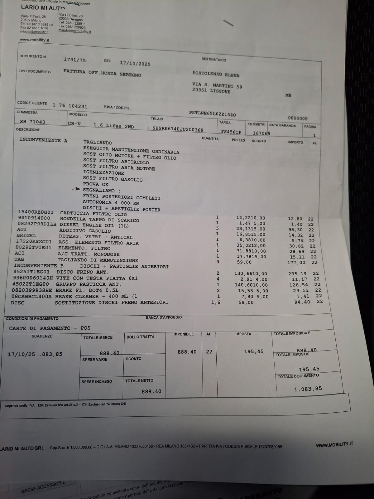 Honda CR-V 1.6 Elegance Navi 2wd*TAGLIANDI CERTIFICATI