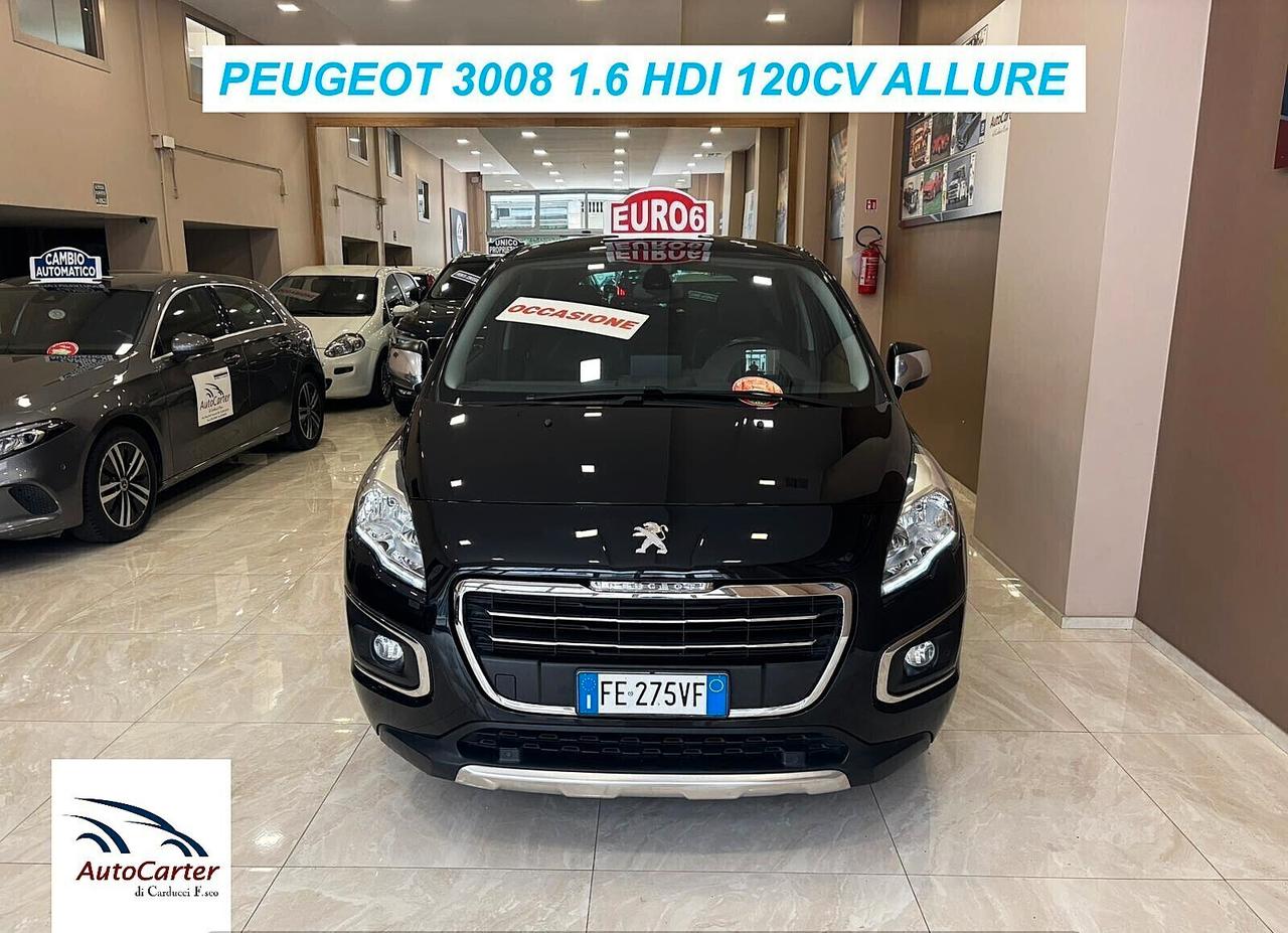 Peugeot 3008 1.6 HDI 120CV **TETTO**COME NUOVA