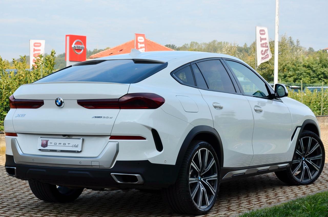 BMW X6 XDRIVE30d MHEV 48V XLINE 286cv AUTO, GARANZIA UFF BMW, UNICOPROPRIETARIO, SERVICE BMW, UFF ITALIANA, 22", EURO 6D, PERMUTE