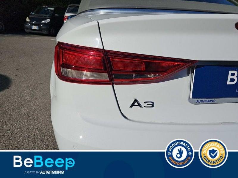 Audi A3 CABRIO 2.0 TDI SPORT 150CV S-TRONIC 7M