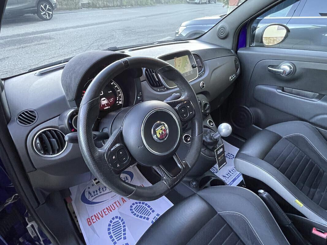 Abarth 595 1.4 Turbo T-Jet 180 CV Competizione "Sedili sabelt in carbonio-Navi-Fari bixeno-Pinze Brembo"