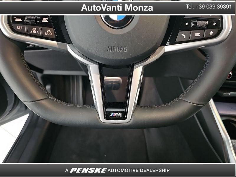 BMW Serie 3 318d Touring mhev 48V MSport auto con gancio traino