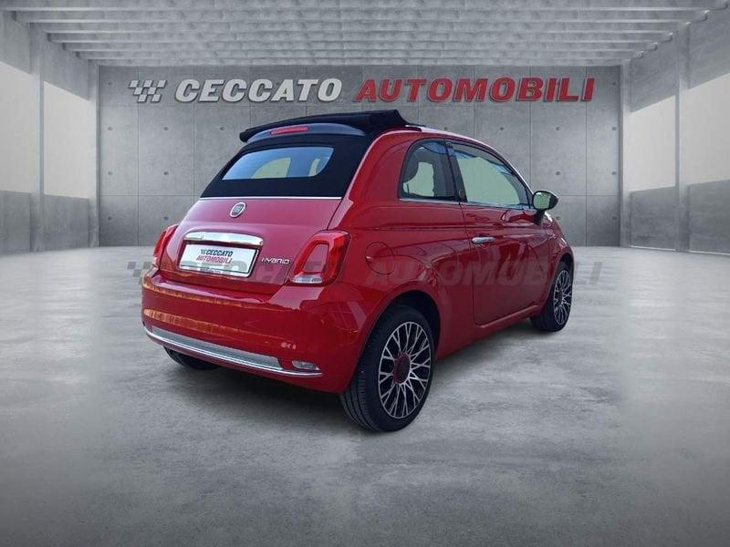 FIAT 500C 500C 1.0 hybrid (Red) 70cv