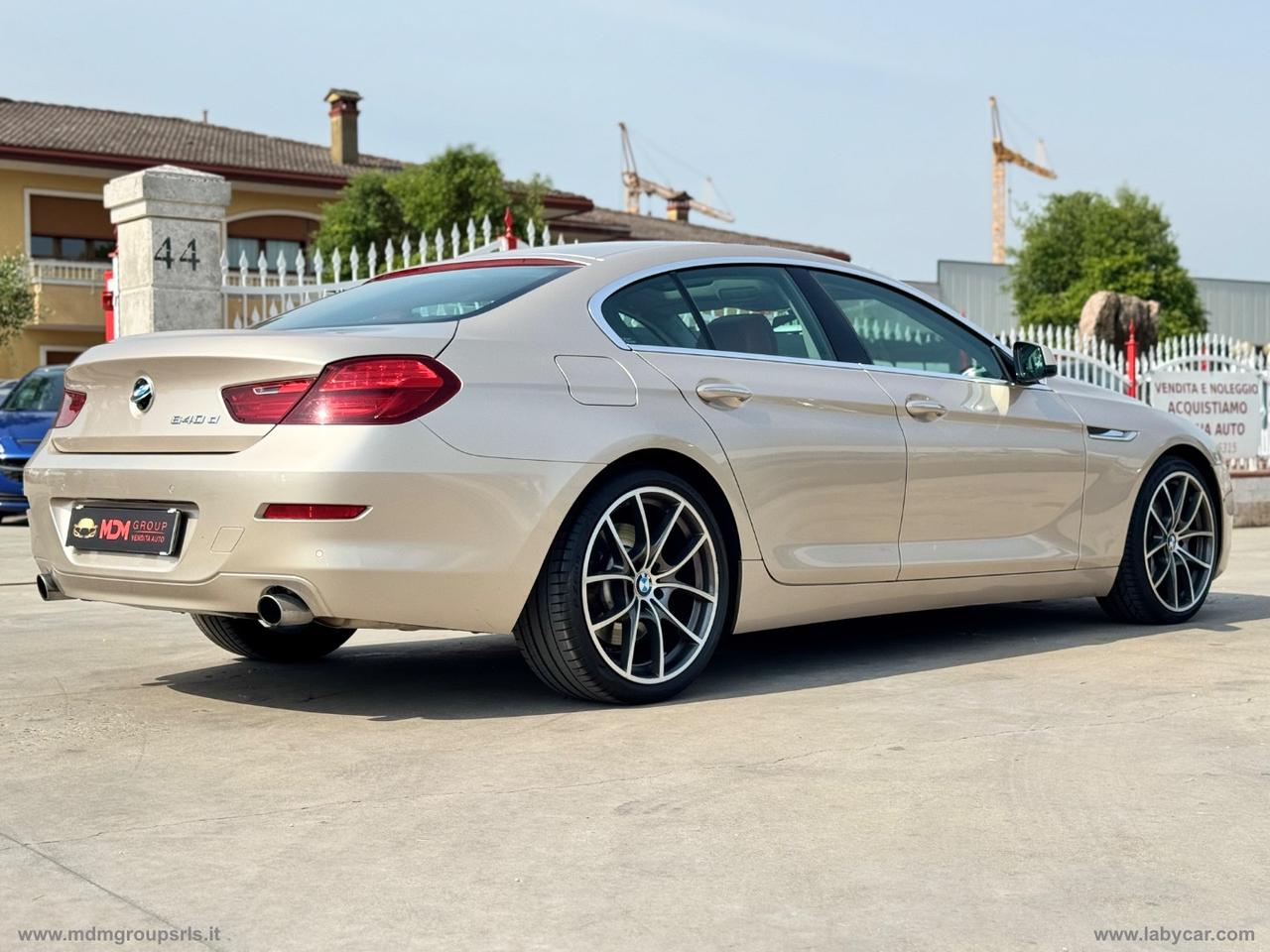 BMW 640d Gran Coupé Futura BANG AND OLUFSEN *TETTO* *INTERNO ROSSO* head-up