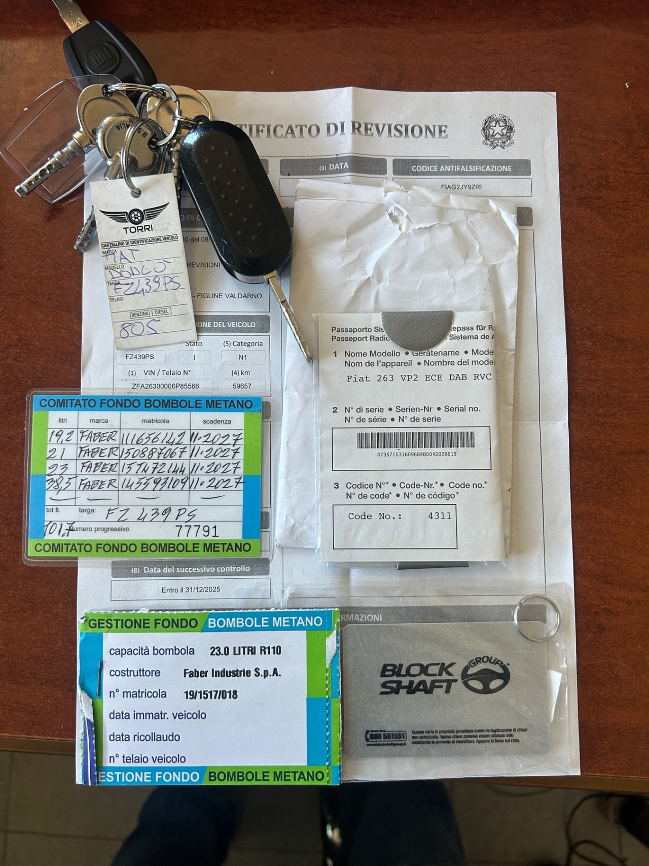 Fiat Doblo Doblò 1.4 T-Jet Natural Power PC-TN Cargo Lamierato SX