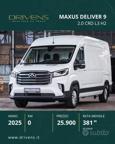 Maxus Deliver9 2.0CRDI 150CV FWD PL-TM L3H2