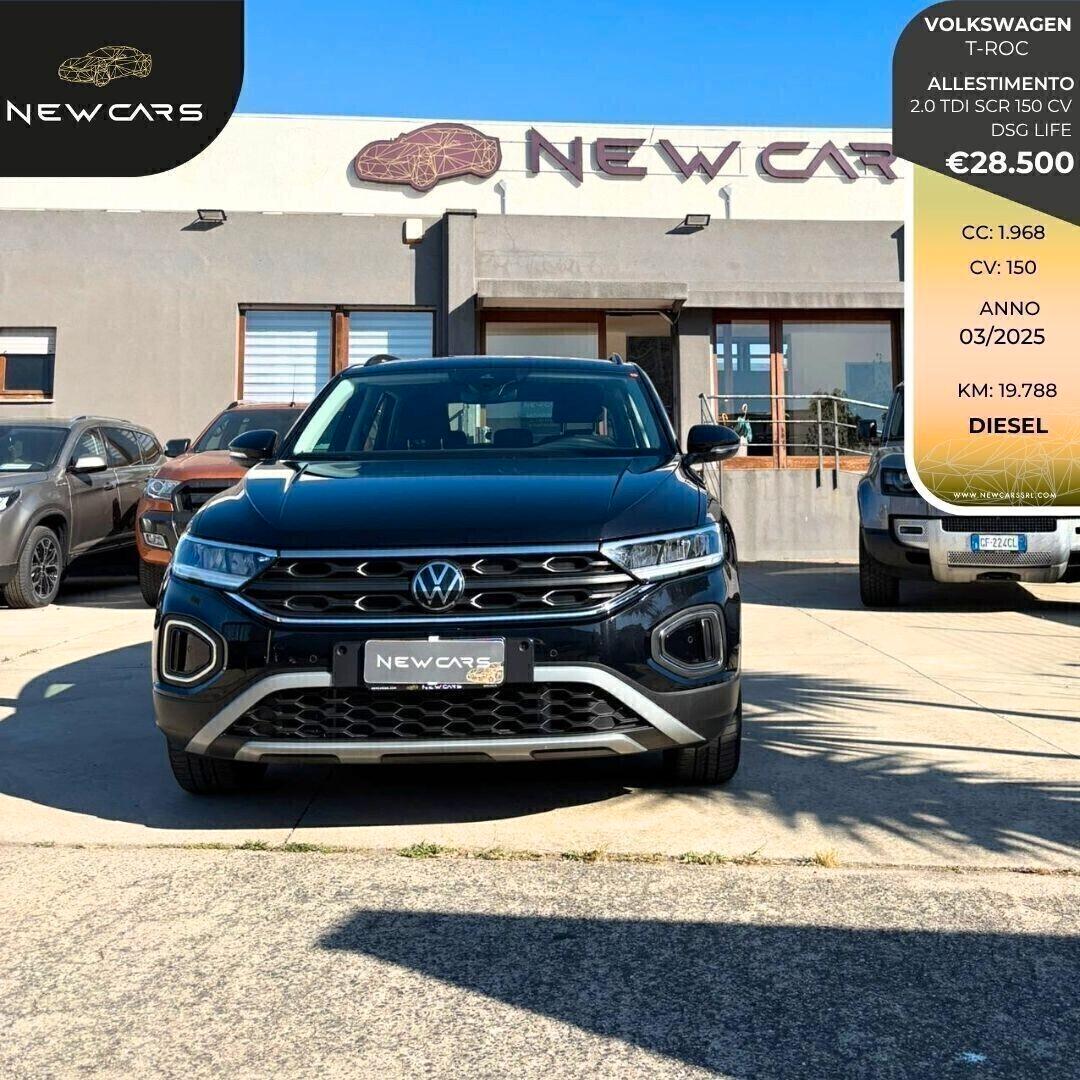 Volkswagen T-Roc 2.0 TDI SCR 150 CV DSG Life