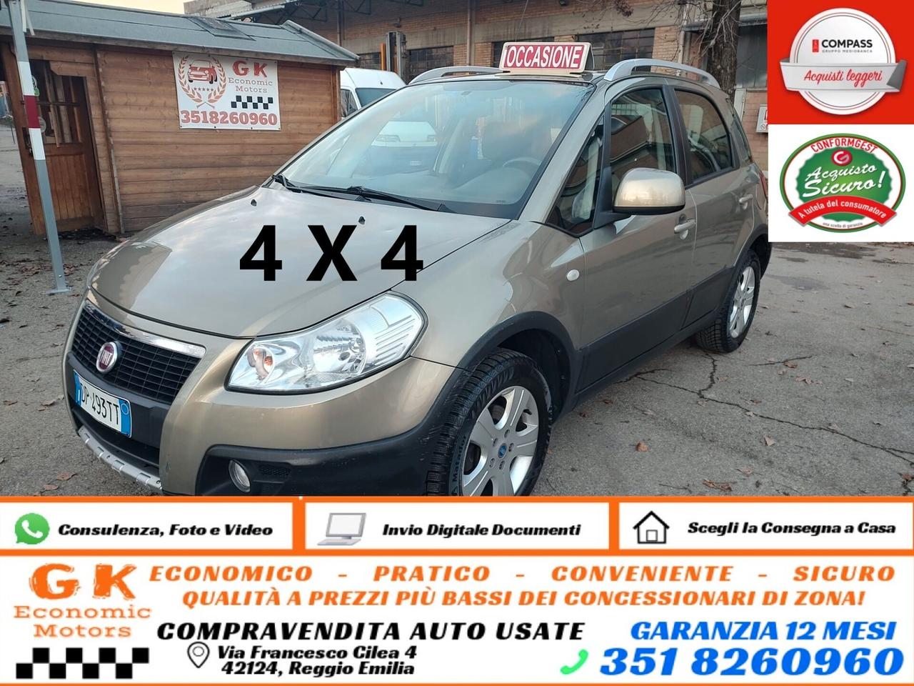 Fiat Sedici 1.6 16V 4x4 Experience, GARANZIA L.12 MESI