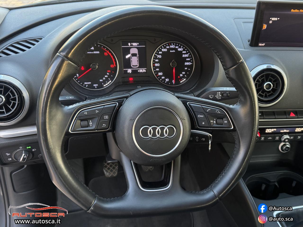 Audi A3 SPB 1.6 TDI 110CV S LINE NEOPATENTATI