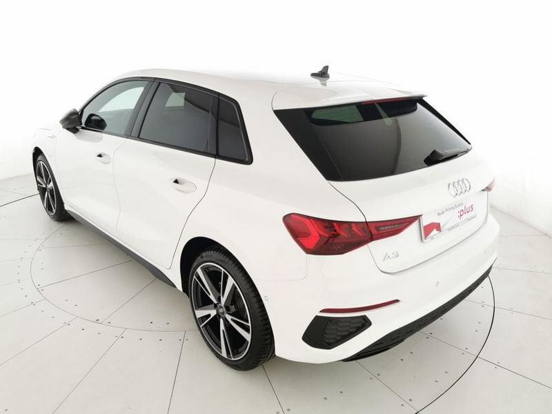 Audi A3 NUOVA SPORTBACK Sportback 40 1.4 tfsi e Identity Black s-tronic