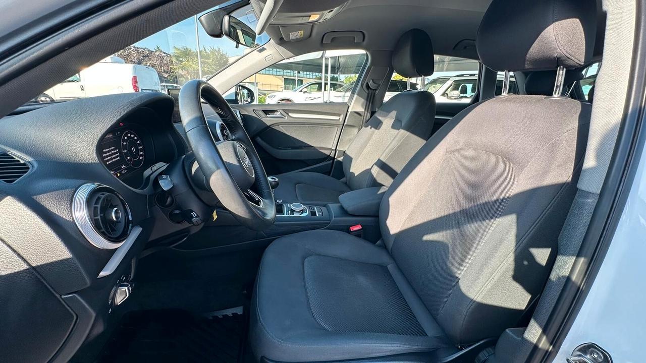 Audi A3 SPB 30 TDI S line Sport UNICO PROPRIETARIO KM CERTIFICATI