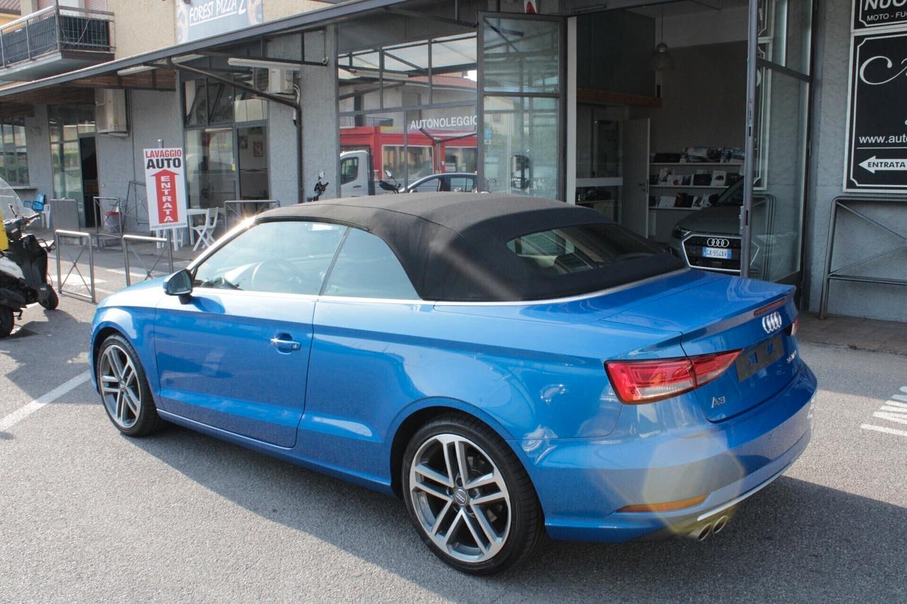 Audi A3 Cabrio 35 TFSI S-tronic S-LINE ADMIRED SEDILI SPORTIVI PRONTA CONSEGNA!