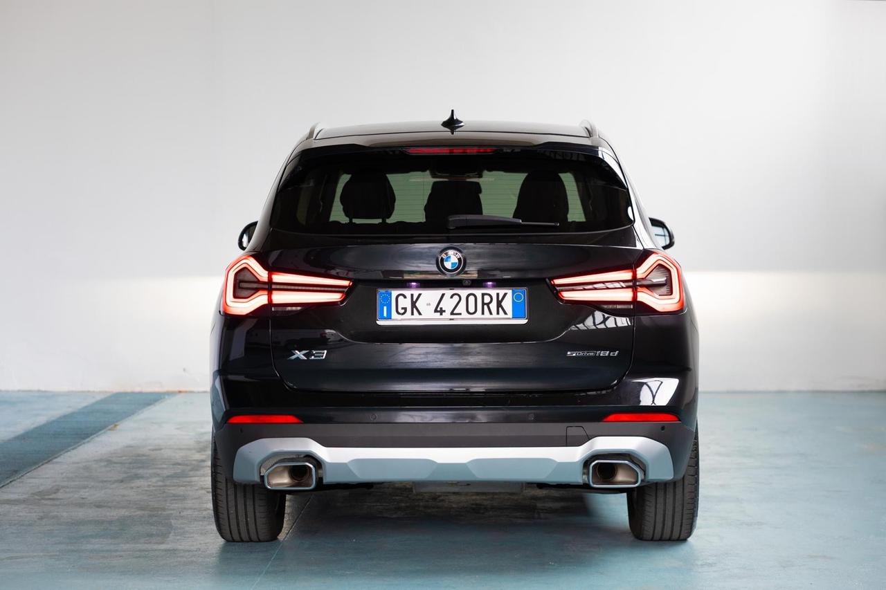 BMW X3 G021 2022 sdrive18d mhev 48V auto UNIPROPRIETARIO IVA ESPOSTA