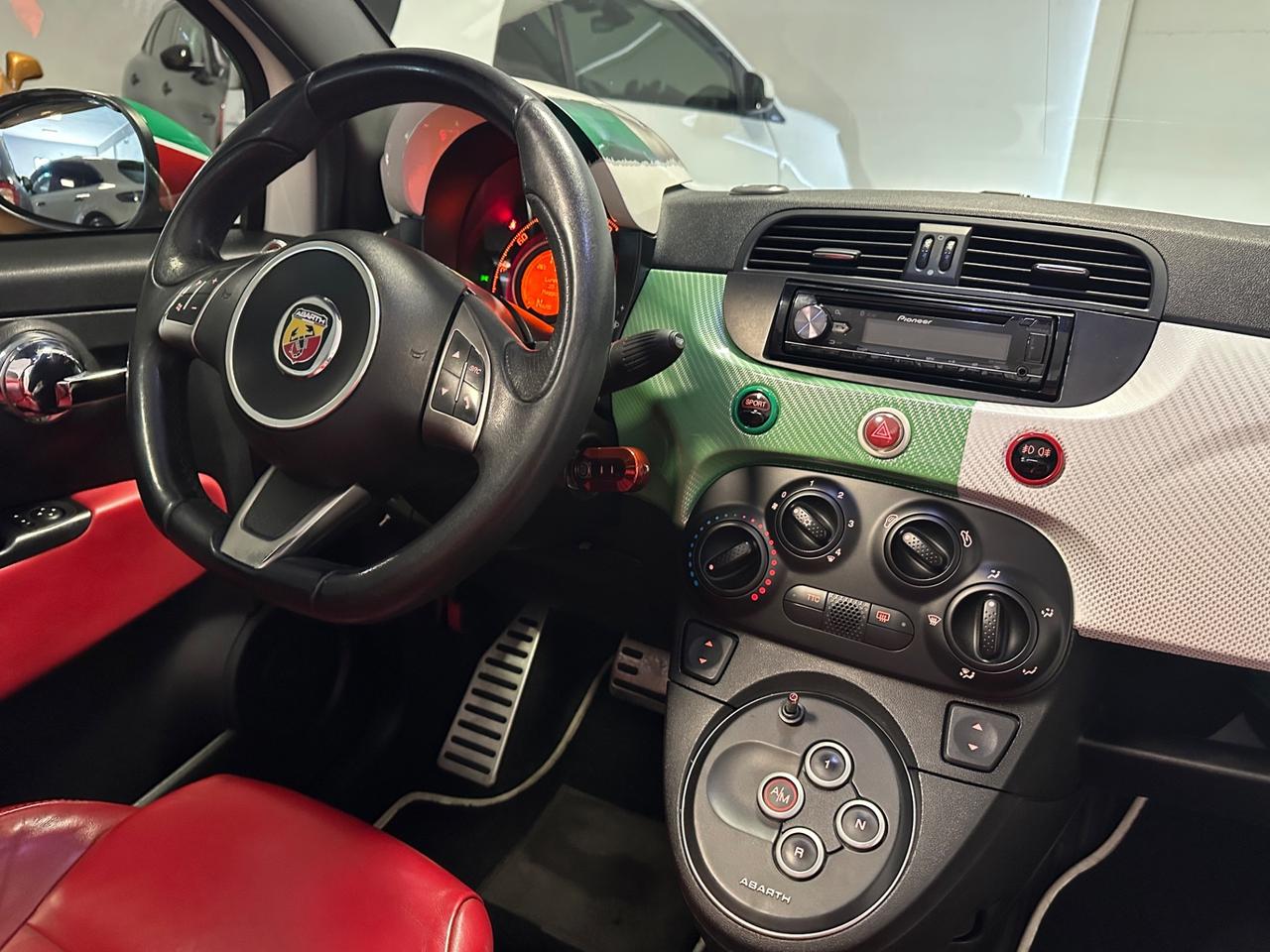 ABARTH CABRIO OVER 300CV MTA PELLE ROSSA PRONTA CONSEGNA