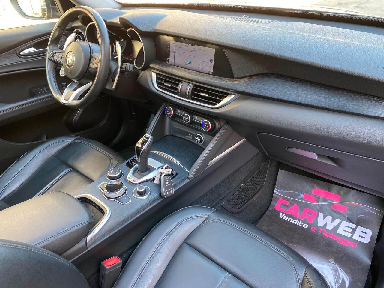 ALFA ROMEO STELVIO 190cv Q4 AT8 TETTO CAM CARPLAY 2021