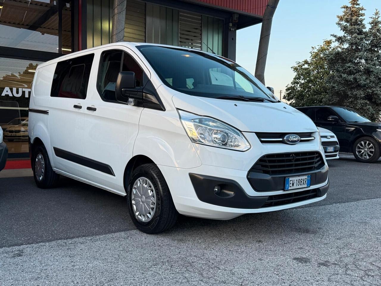ford transit CUSTOM VAN 6 POSTI AUTOCARRO DOPPIA CABINA