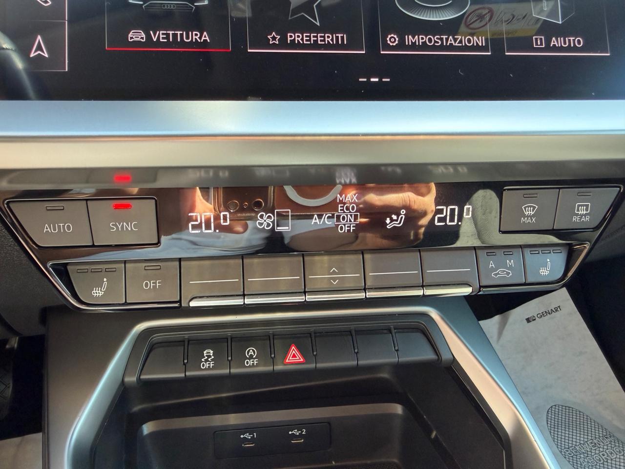 AUDI A3 2.0 TDI SPORTBACK AUTOMATICO