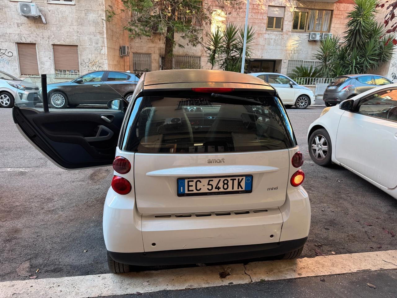 Smart ForTwo Turbo coupé passion Palette al volante